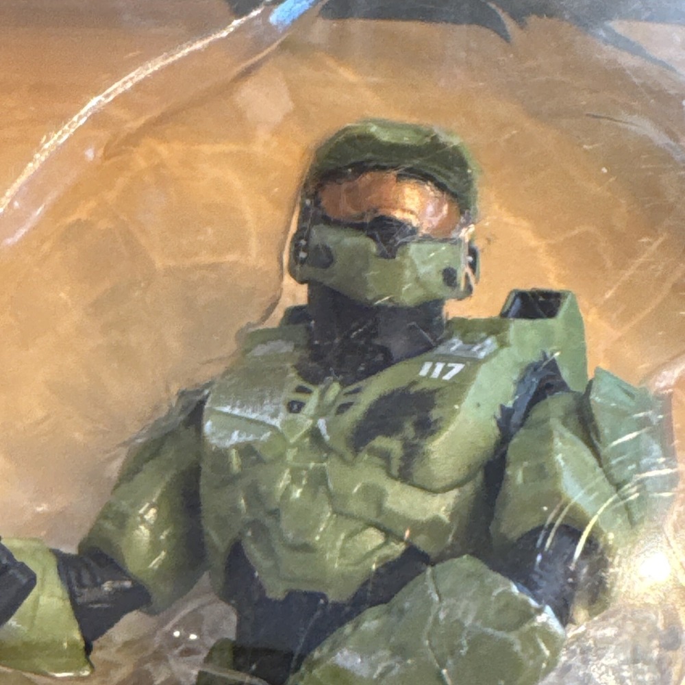Halo Infinite Master Chief Figure 4.5" Assault Rifle-Series 2 New Box Damaged - Picture 13 of 13